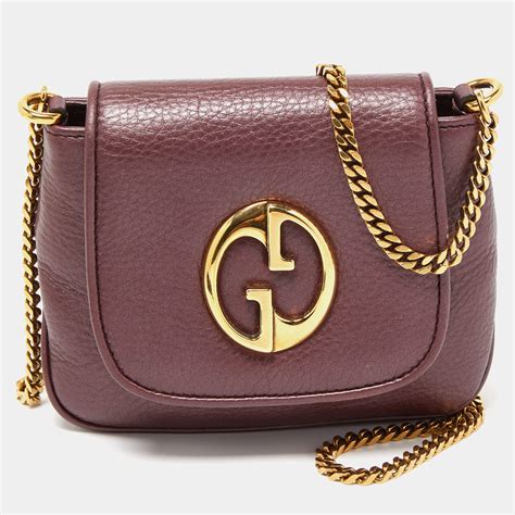 gucci burgundy crossbody